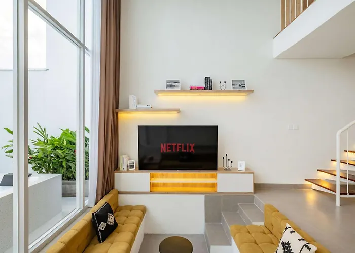 Cozy New 1br With Pool & Projector In Pandawa