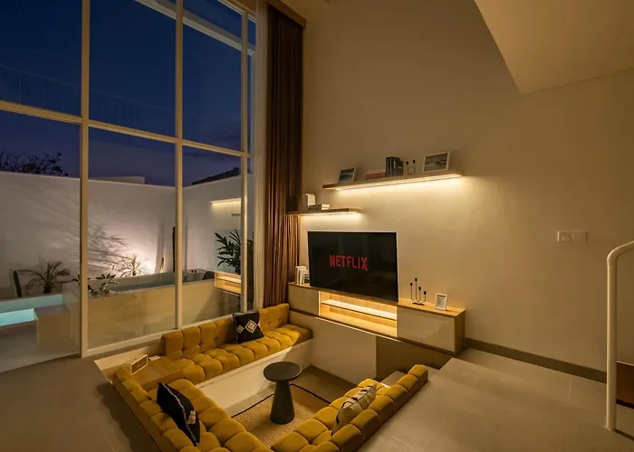 Cozy New 1br With Pool & Projector In Pandawa *