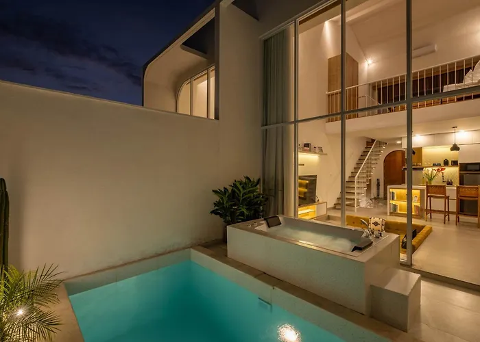 Villa Cozy New 1br With Pool & Projector In Pandawa